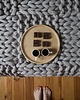 koce i narzuty Narzuta TOKIO, 100% wełna filcowana, 240x240 cm