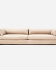 sofy i szezlongi Sofa SZTOKHOLM beżowy welur, skandynawski design