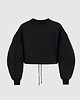 bluza bez kaptura damska Bluza raw black