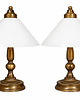lampy stołowe Para lamp nocnych z lat 70.