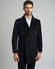 płaszcze i kurtki męskie Płaszcz dwurzędowy sortino czarny