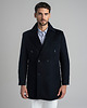 płaszcze i kurtki męskie Wełniany płaszcz dwurzędowy sortino granatowy