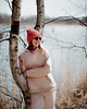 bluza z kapturem damska Bluza z kapturem Classic Nude Hoodie