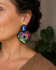 kolczyki soutache Kolekcja Frida - kolczyki kolorowe serca