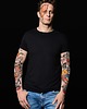 t-shirty męskie T-shirt męski z tatuażami Halloween Pumpkins