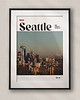 plakaty Minimalistyczny plakat Seattle USA