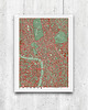 plakaty Plakat London - plan miasta