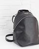torby na ramię Skórzany Fabio Plecak ZIP black classic szewro