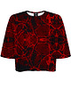 t-shirt damskie DR.CROW T-shirt Krótki CROP Marble Dark