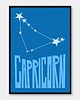 plakaty Plakat KOZIOROŹEC - CAPRICORN Znaki Zodiaku Gwiazdozbiór