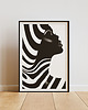 plakaty Plakat - Zebra woman