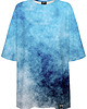 t-shirt damskie DR.CROW T-shirt Damski Oversize Blue Grunge