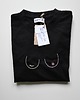 t-shirt damskie Koszulka z haftowanymi piersiami