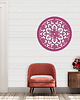 dekoracje - na ścianę DEKORACYJNY PANEL AŻUROWY, LAUSANNE, DEKORACJA ŚCIENNA 3D, ORNAMENT,60 cm, RÓ