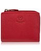 portfele damskie Portfel damski skórzany mały czerwony w orientacji poziomej z RFID SL-06-RD