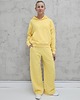 komplety damskie Komplet oversized kangurka i szerokie spodnie wide leg Butter Yellow