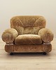 fotele Fotel welurowy, włoski design, lata 70, produkcja: Włochy
