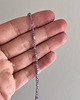 chokery Choker z kamieni naturalnych ametyst LAWENDOWY