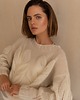 swetry damskie  Sweter Mohair leaf ecru