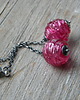 kolczyki wire wrapping Ażurowe kule  na łańcuszku - kolczyki