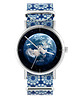zegarki unisex Zegarek - Ziemia - niebieski, kwiaty