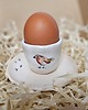 szklanki i kieliszki Ceramiczny kieliszek na jajko z talerzykiem handmade