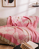 koce i narzuty SHRIMP LOVE w kolorze różowym