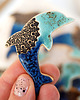 magnesy Ceramiczny delfin -  magnes na lodówkę