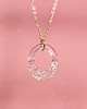 wisiory Szklany owalny wisiorek "Crystal II"
