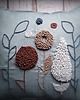 poduszki plecione Poduszka dekoracyjna kwiaty Boho punch needle