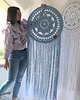 łapacze snów Nowoczesny Mandala Chunky Łapacz snów baby blue KOLORY