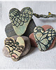 magnesy Skandynawskie ceramiczne serduszka - magnesy