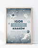 obrazy i plakaty do pokoju dziecięcego PLAKAT METRYCZKA P318