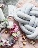 poduszki supły Supeł Pillow jasny szary melanż