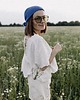 ubrania różne Chusta apaszka  Dajsy   Ręcznie robiona  Blue