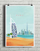 plakaty Dubaj - vintage plakat art giclee