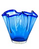 wazony Wazon kobaltowy tulip, duński design, lata 70, produkcja: Dania