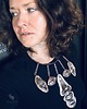 wisiory Duży Artystyczny Naszyjnik z Twarzą