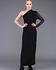 sukienki maxi damskie Marinha  assym dress