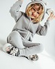 bluzy dla chłopców Bluza z kapturem z uszami jelonka dla dziecka szara