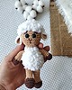 misie i maskotki Mini owieczka, owca