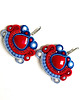 kolczyki soutache Sutaszowe kolczyki CALPE