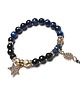 bransoletki z kamieni naturalnych Kolekcja Rich - Dark blue star vol. 2