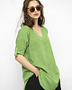 tuniki damskie Letnia tunika oversize Stefania zielona