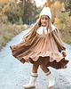 sukienki dla dziewczynki Sukienka Dresowa Beżowa Dress