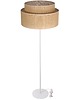 lampy podłogowe JUTOWA Boho Lampa Stojąca ABAŻUR WALEC JUTA 45CM