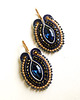 kolczyki soutache Sutaszowe kolczyki AZUR _ KOLEKCJA 2024 _ EXPRESS