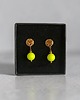 kolczyki swarovski Swarovski neon pearls : neon yellow : drobne sztyfty