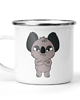 kubki Kubek metalowy koala zła