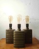 lampy stołowe Lampa z filtra wojskowego od maski przeciwgazowej  Militaria